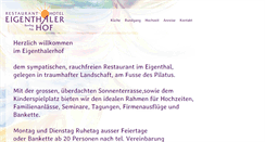 Desktop Screenshot of eigenthalerhof.ch